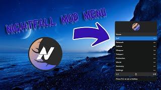 NIGHTFALL MOD MENU SHOWCASE | GTA V (ELENIUM MODS)