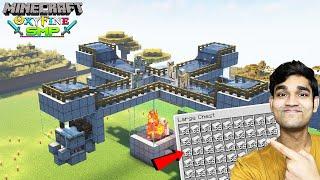 I Built Epic Unlimited Iron Farm In Minecraft OxyFine SMP | ElectroOP Gaming