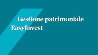 Gestione patrimoniale EasyInvest