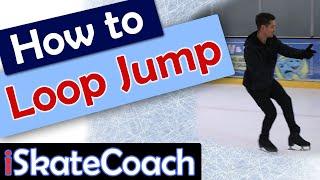 How to Loop Jump ice skating tutorial!