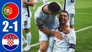 Portugal vs Croatia (2-1) HIGHLIGHTS: Cristiano Ronaldo in tears after scoring 900th goal