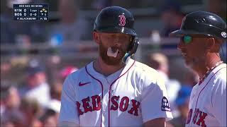 The Red Sox score 4 runs in the 1st inning vs the Mets 03-02-2025