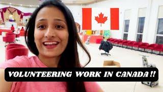 Volunteering Carpet Cleaning in Temple | Navratri ane ki tayari | Canada Vlogs