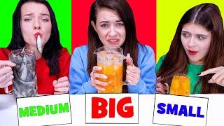 ASMR Big, Medium or Small Glass Challenge by LiLiBu