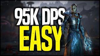 BECOME A ONE BAR GOD! 95k DPS The Best Magicka Sorcerer Build for ESO