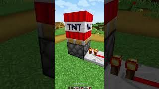 MINECRAFT TNT EXPLOSION HACK  #minecraft #shorts