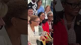 Grand opening of LAX Metro station