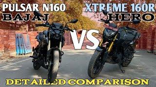 New Bajaj Pulsar N160 vs Hero Xtreme 160R | महा मुकाबला | Detailed Comparison | PoweronTorque