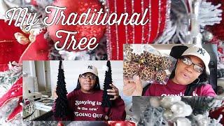 Traditional Christmas Decor Haul | Decorate My Red Tree | Christmas Shopping