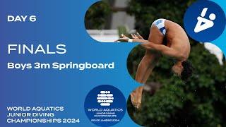 Boys 3m Springboard | Day 6 | Finals | World Aquatics Junior Diving Championships 2024