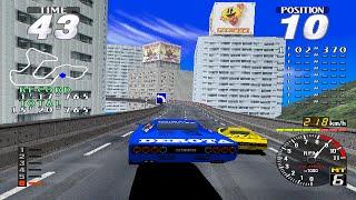 Rave Racer - Namco System 22 - Advanced - 1 Blue Car - Extra Mode - Full Race