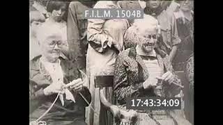 1927 Convention of  75 Year Old Senior Citizens (B&W Newsreel)