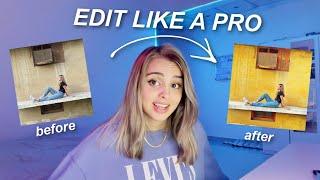 easiest way to edit the PERFECT instagram photo