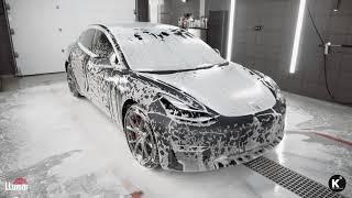 K8Detailing | К8Детейлинг полная оклейка антигравийной пленкой LLumar  Platinum PPF Tesla Model 3.