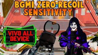 BGMI VIVO ALL DEVICE NEW SENSITIVITY SETTING || ZERO RECOIL SENSITIVITY SETTING || VIVO SENSITIVITY