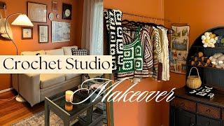 My crochet and sewing room makeover | Cosy DIY Vlog