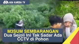 Pasangan Mesum Tak Sadar Kalau Direkam CCTV di Kebun Teh Kemuning