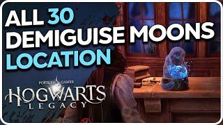 All 30 Demiguise Moons Statues Location Hogwarts Legacy