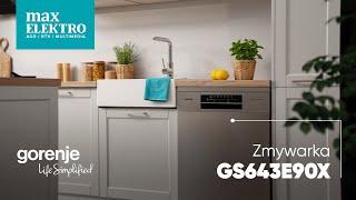 Zmywarka Gorenje GS643E90X - prezentacja urządzenia i jego funkcji!