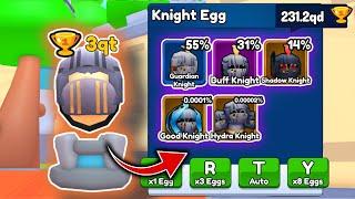 I Opened 77.066 KNIGHT EGG World 13 in Arm Wrestling Simulator