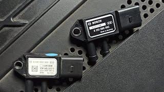 Audi Q5 2.0 TDI How to replace the differential pressure sensor(DPF. Partikel filter)