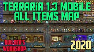 How to download all items map in Terraria 1.3 Mobile 2020 | Builder's Workshop |