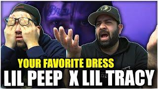 KISS ME WITH YOUR EYES CLOSED!! lil peep x lil tracy - your favorite dress *REACTION!!