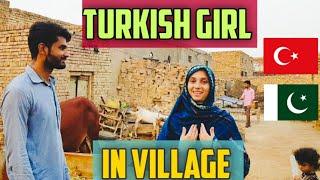 Turkish Girl at Village in Pakistan 2nd Day | Ali & fizza