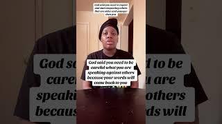 God said you have to change your mind set and do what you need to do to serve me first