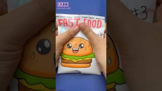 Fast Food Blind Bag 3  #shorts #kaddiartandcraft #diy #papercrafts #blindbag #squishy #fastfood