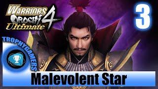 Warriors Orochi 4 Ultimate – Malevolent Star - 3.000 Combo - Trophy Run - Walkthrough Part 3