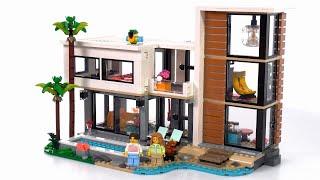 LEGO Creator 3-in-1 Modern House main model review! Consistently different for better & worse 31153