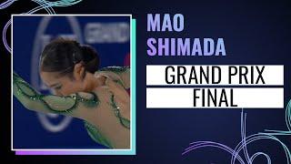 Mao SHIMADA (JPN) | Junior  Women's Short Program | Grand Prix Final 2024 | #GPFigure