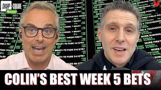 Colin Cowherd's NFL Week 5 bets for Bills-Texans, Packers-Rams, Cowboys-Steelers | Sharp or Square