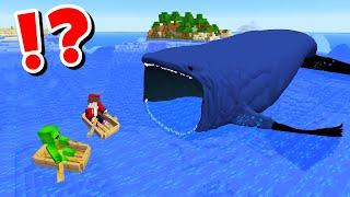 JJ and Mikey VS The BLOOP MONSTER CHALLENGE in Minecraft / Maizen Minecraft