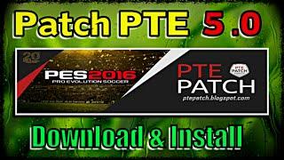 [PES 2016] Patch PTE 5 : Download + Install on PC