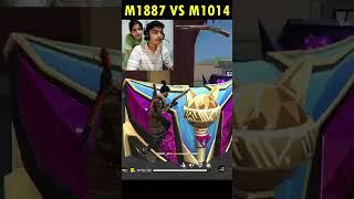 M1887 VS M1014 WHICH IS THE BEST ONE SHOT GUN  #shorts #freefireshorts