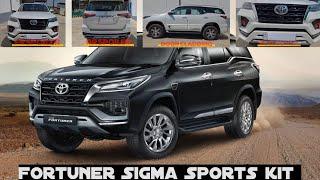 New Fortuner Accessories Sigma Sports kit Details with Price  !! Fortuner 2025 #fortuner #toyota