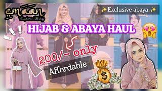 Emaan hijab & Abaya haul‼️🫶 450 hijab only ‼️must watch affordable hijab haul