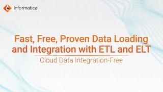 Fast, Free, Proven Data Loading and Integration with ETL, ELT