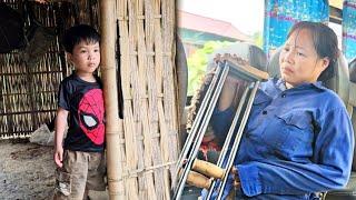 The boy's aunt went out to borrow money to pay off her debt and left him home alone
