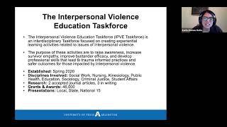 An Interprofessional Taskforce on Interpersonal Violence Education