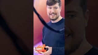 MrBeast Wins FAVORITE Male Creator at 2022 KCAs  | Kids' Choice Awards 2022 #Shorts