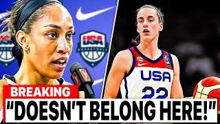 A'ja Wilson LOSES IT after Winning Olympics Final because Caitlin Clark SHOWS UP!