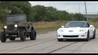 ZR-1 Corvette vs LSx Willy's Jeep