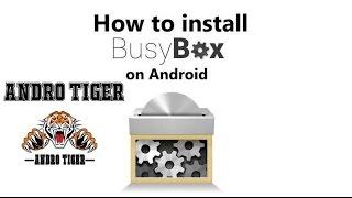 How to install Busybox Root