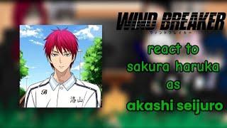 || WIND BREAKER || react to || Sakura Haruka as  akashi seijiro 