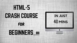 HTML CRASH COURSE FOR BEGINNERS || TECH COOKIE