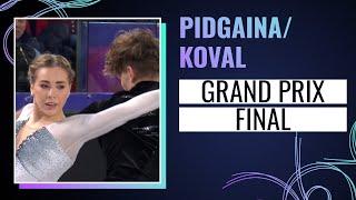 PIDGAINA / KOVAL (UKR) | Junior Ice Dance Free Dance | Grand Prix Final 2024 | #GPFigure