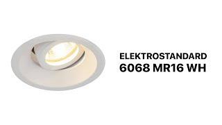 Elektrostandard 6068 MR16 WH точечный светильник